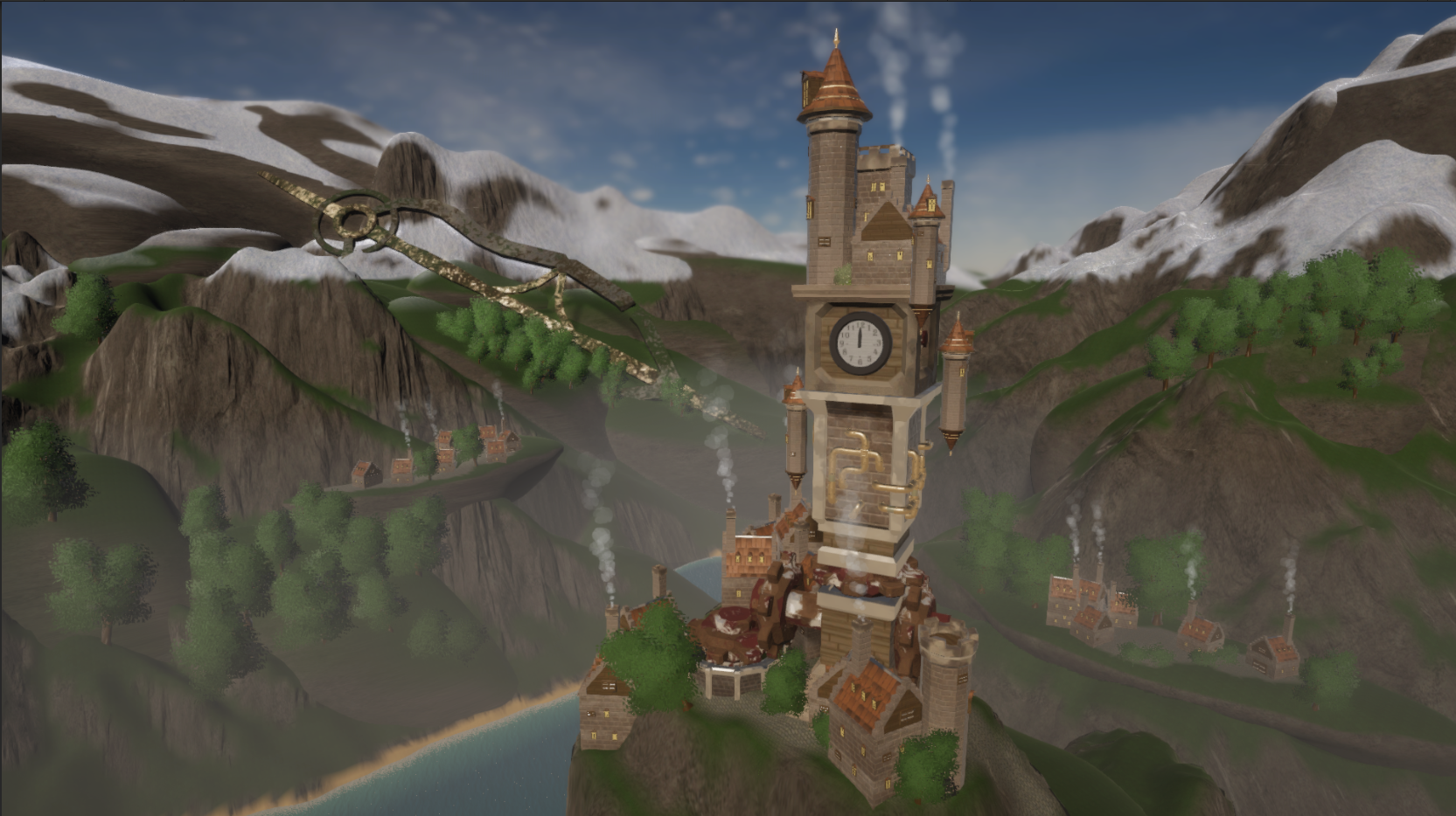 Clocktower Castle portfolio piece by Horemans Jarne